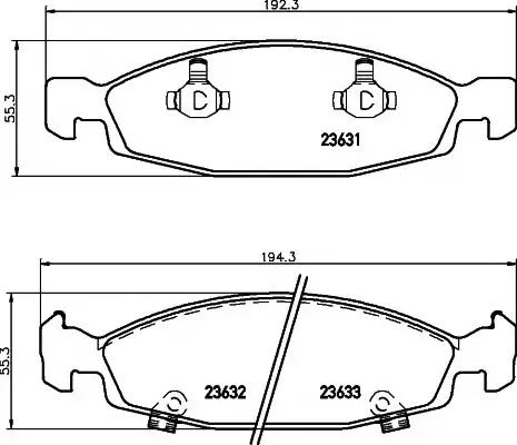 VMPG-21364 - 2363101 Brake Pad | VMP Spares