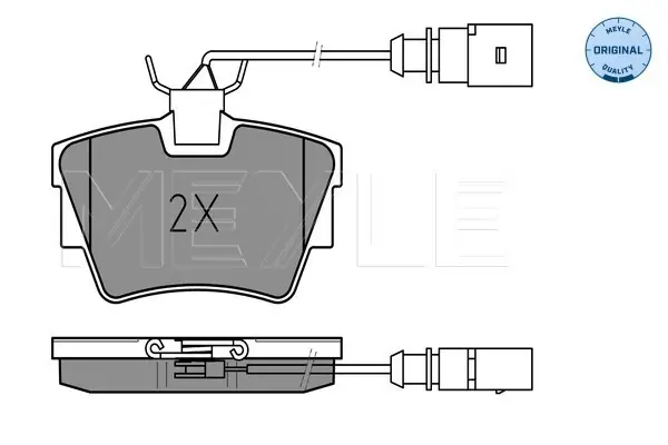 VMPG-15489 - 0252322416W Brake Pad | VMP Spares