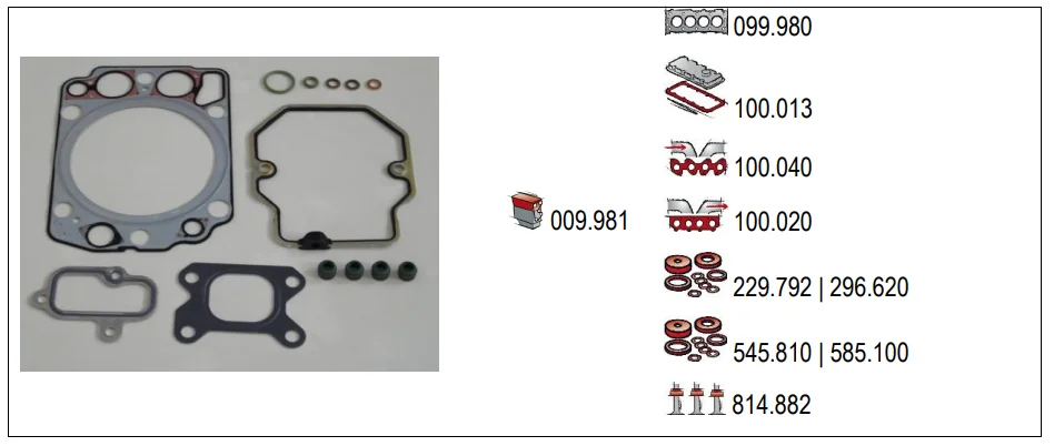 VMPG-4966 - 009.981 Gasket Set | VMP Spares
