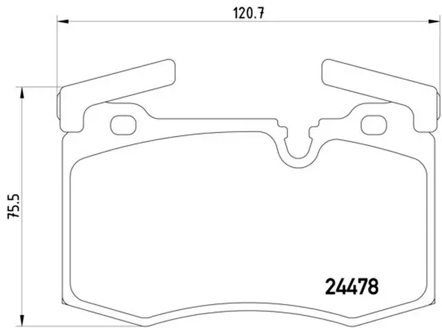 VMPG-19155 - 2447801 Brake Pad | VMP Spares