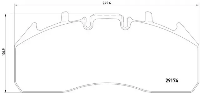 VMPG-19205 - 2917401 Brake Pad | VMP Spares