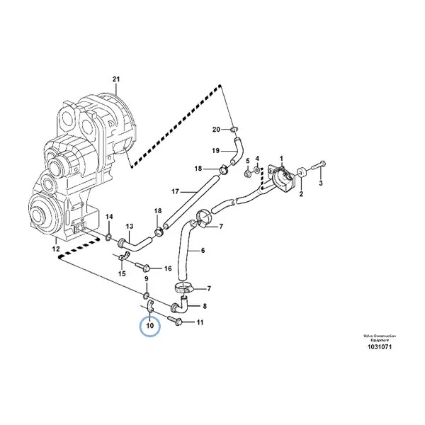 11015455 - FLANGE HALF - VOE11015455 | VMP Spares