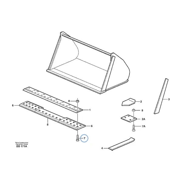 11081029 - SQUARE NECK SCREW - VOE11081029 | VMP Spares