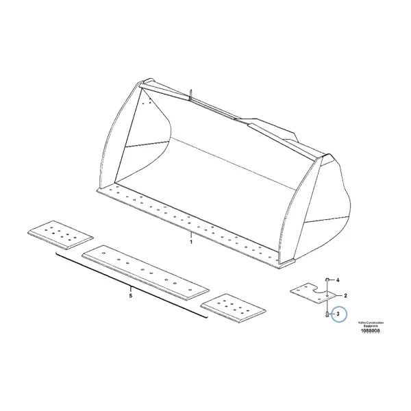 11142571 - SQUARE NECK SCREW - VOE11142571 | VMP Spares