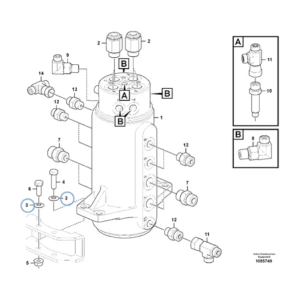 11804257 - WASHER - VOE11804257 | VMP Spares