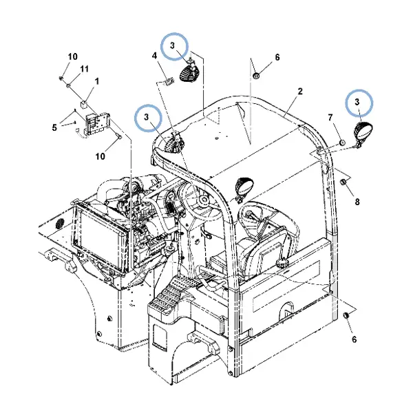 12807591 - WORK LAMP - VOE12807591 | VMP Spares