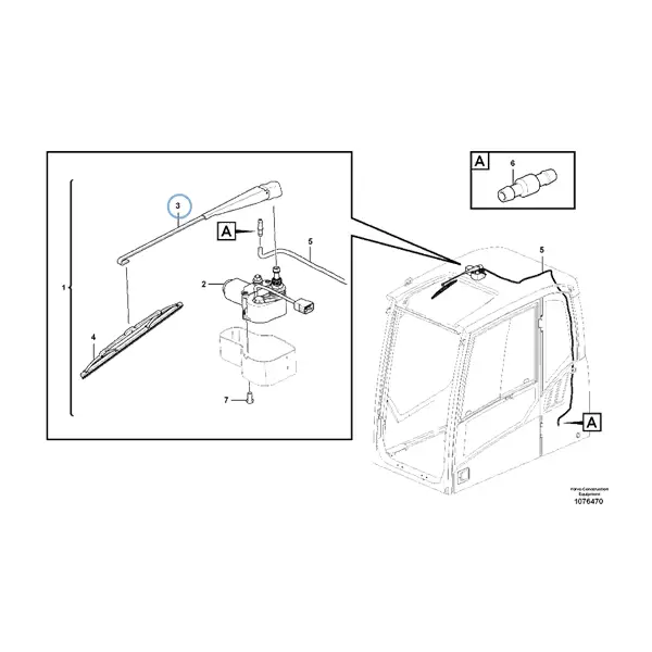 14644561 - WIPER ARM - VOE14644561 | VMP Spares