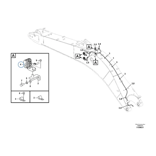 14702376 - WORK LAMP - VOE14702376 | VMP Spares