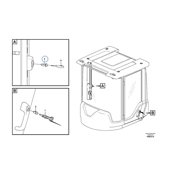 15164333 - LOCK CYLINDER - VOE15164333 | VMP Spares