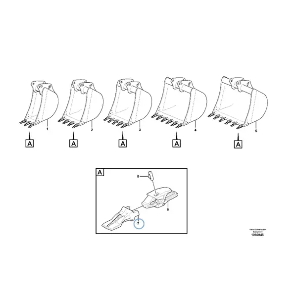 15603435 - TOOTH - VOE15603435 | VMP Spares