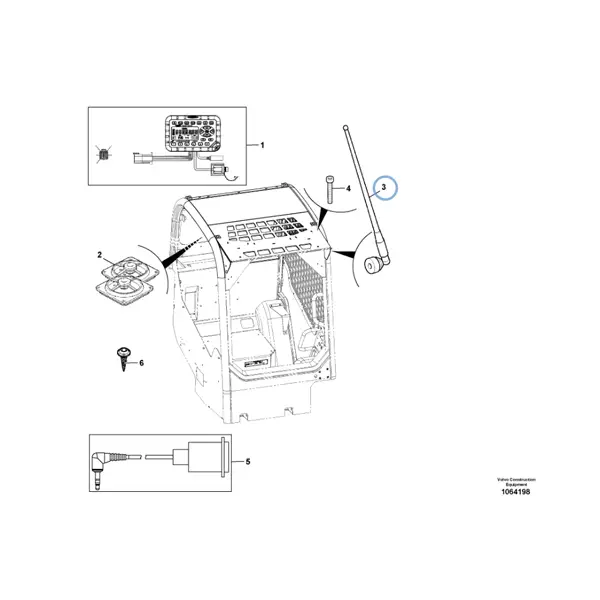 VOE16213141_1 16213141 - ANTENNA - VOE16213141 | VMP Spares