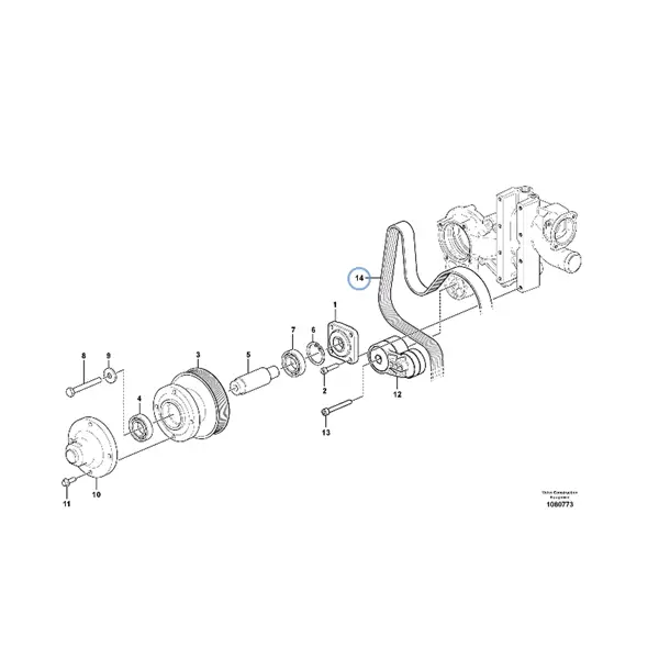 17226031 - V-RIBBED BELT - VOE17226031 | VMP Spares