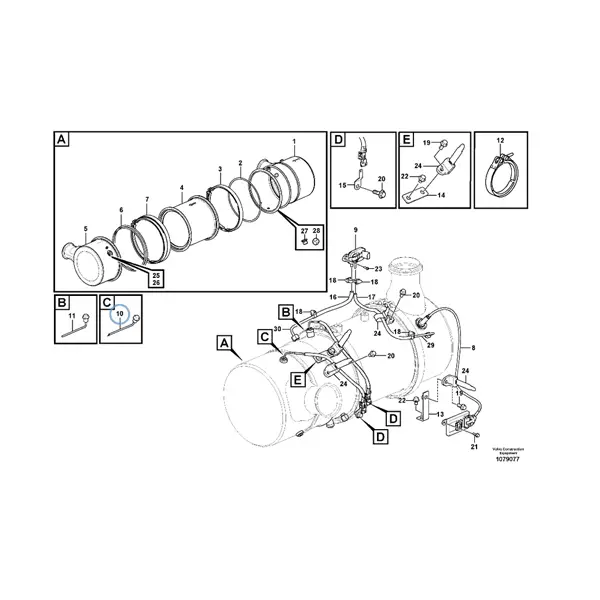 21717412 - TEMPERATURE SENSOR - VOE21717412 | VMP Spares