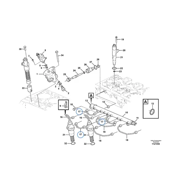 21773088 - PRESSURE PIPE - VOE21773088 | VMP Spares
