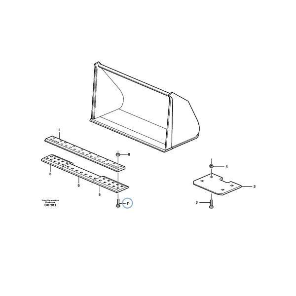 928919 - SQUARE NECK SCREW - VOE928919 | VMP Spares