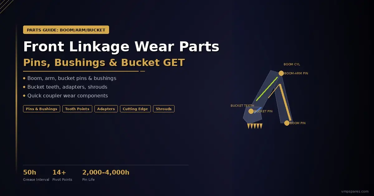 volvo-ce-boom-arm-bucket-wear-parts-guide | VMP Spares