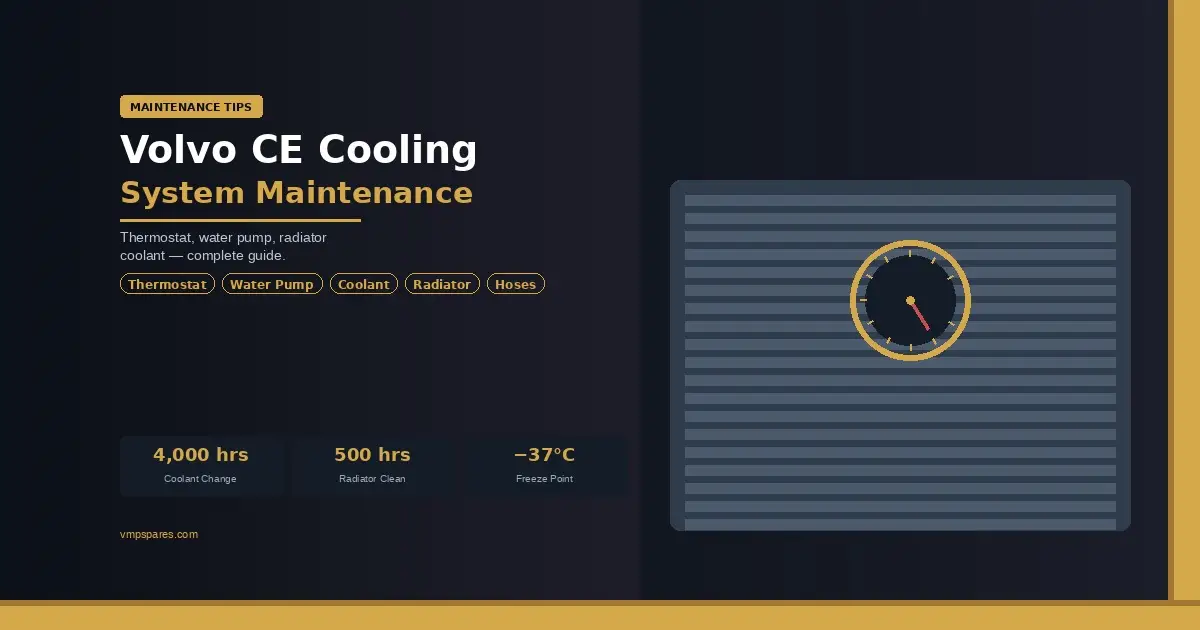 volvo-ce-cooling-system-maintenance | VMP Spares