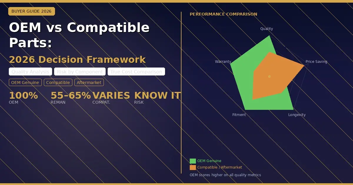 volvo-ce-oem-vs-compatible-parts-guide-2026 | VMP Spares