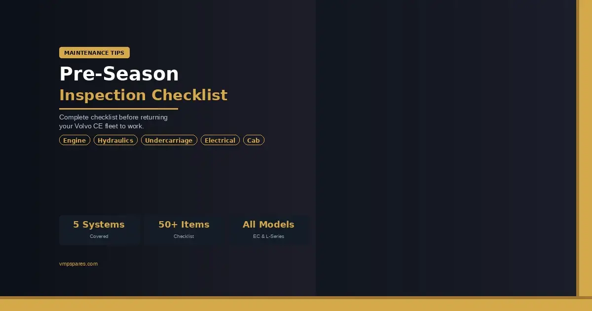 volvo-ce-pre-season-inspection-checklist | VMP Spares