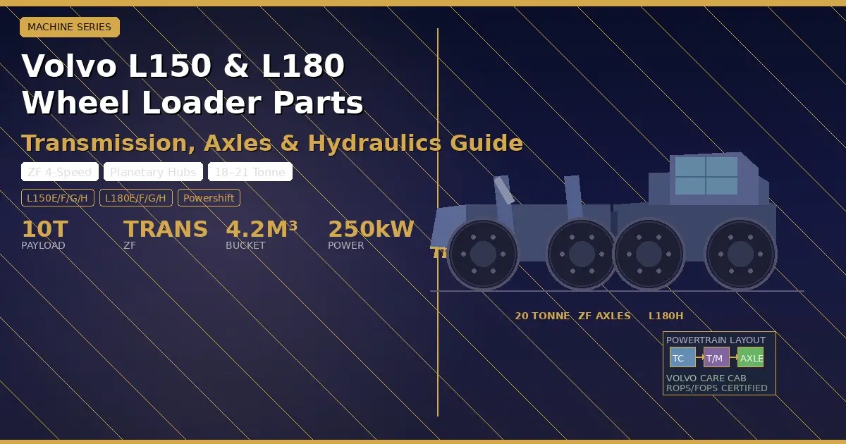 volvo-l150-l180-wheel-loader-parts-guide | VMP Spares
